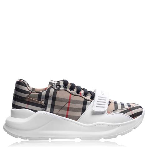 mens burberry trainers flannels|burberry sliders flannels.